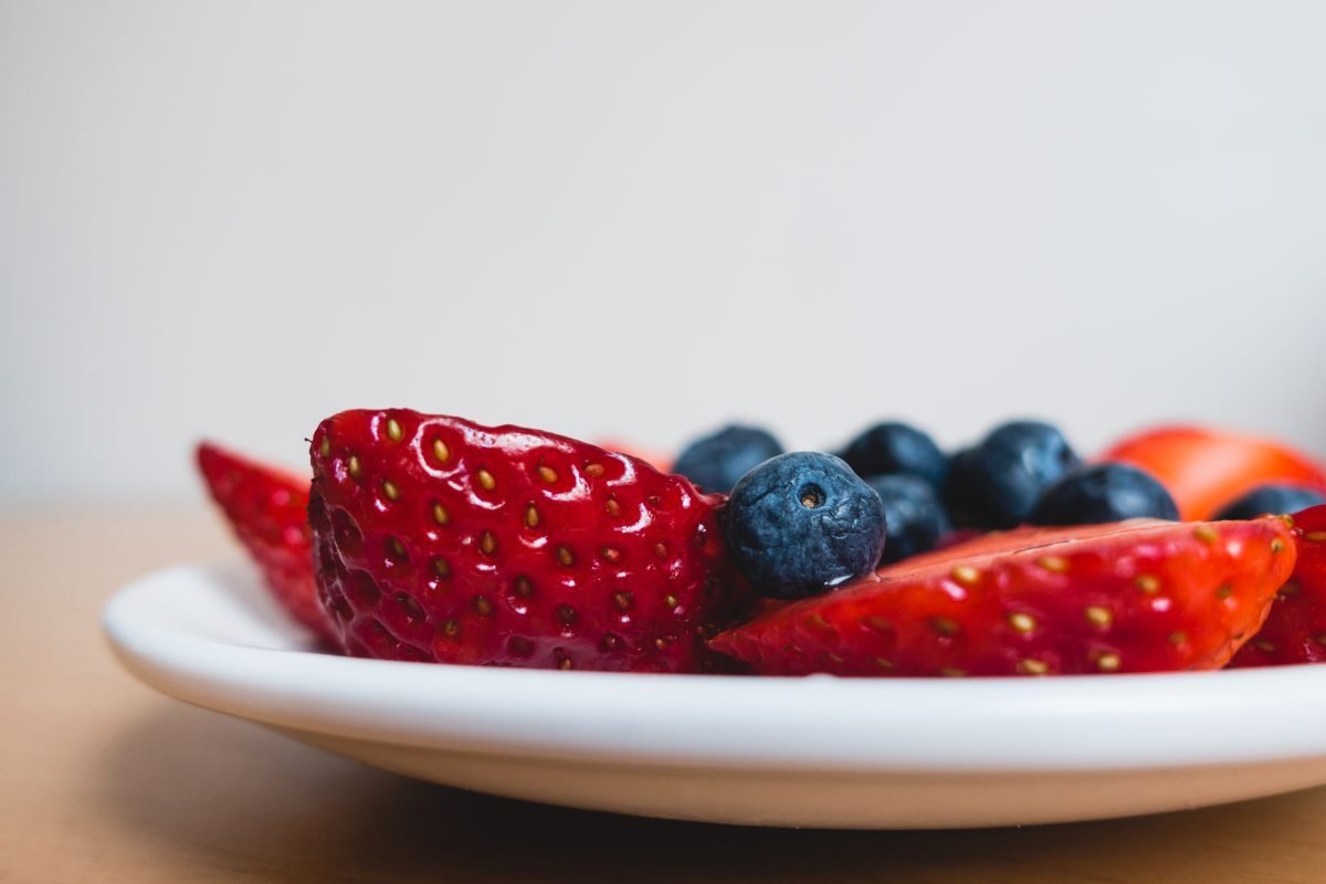 Plate of berries