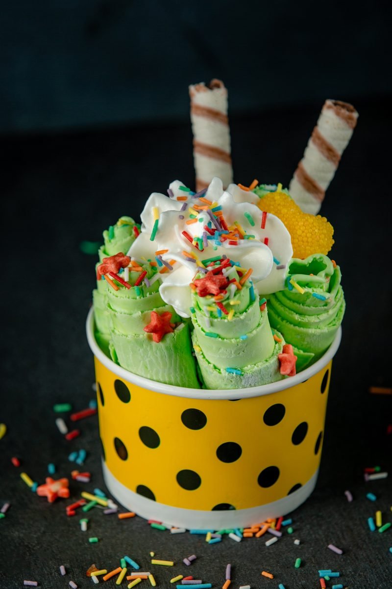 Thai ice cream roll whipped 1 thai ice cream roll whipped