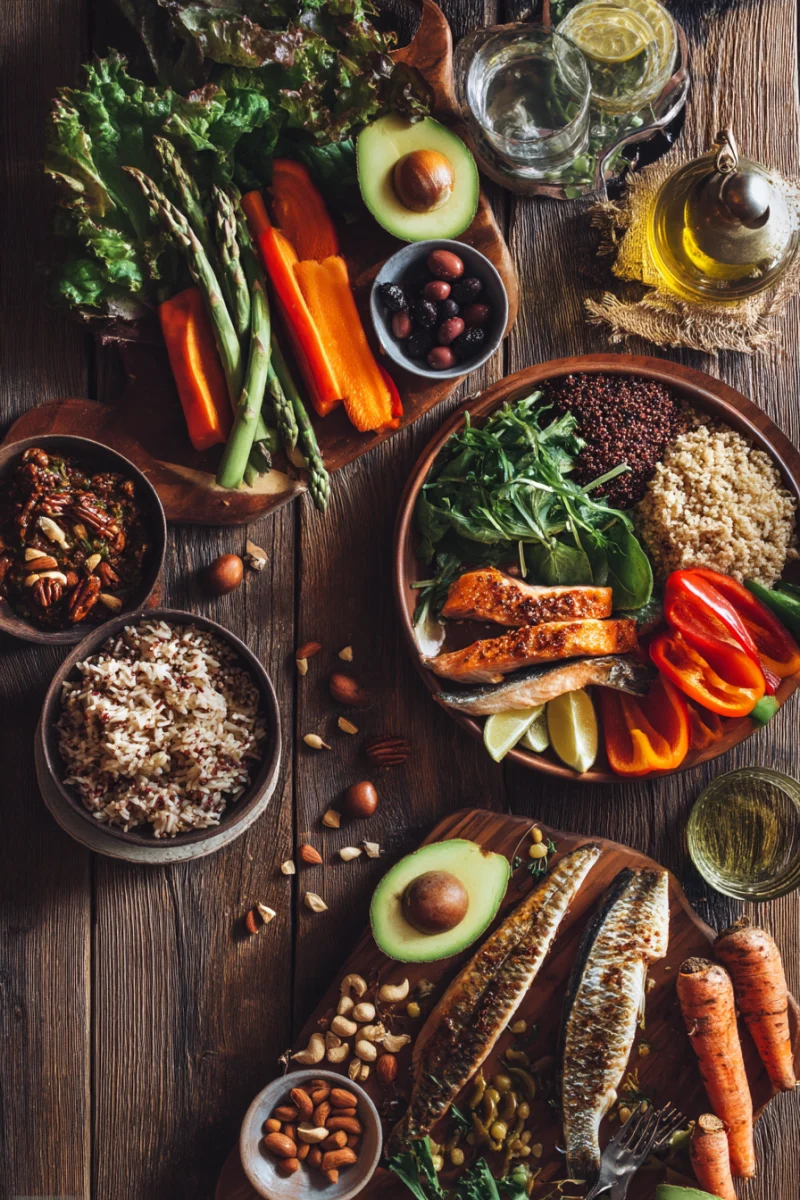 Healthy Grilled Salmon with Quinoa and Fresh Vegetables 1 healthy grilled salmon with quinoa and fresh vegetables
