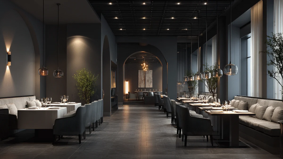 Stylish Modern Restaurant Interior Design 1 stylish modern restaurant interior design